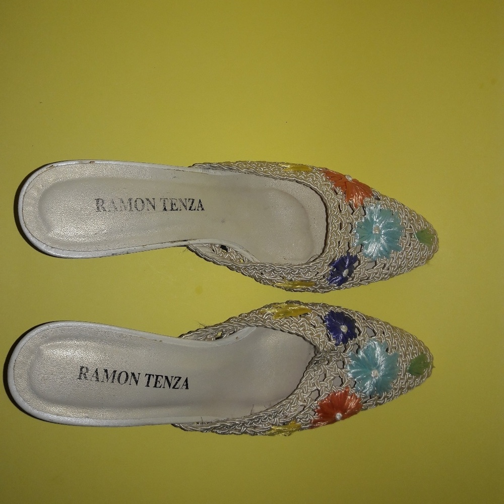 Ramon Tenza Spain Leather Sole 7US Low Heel ladies - Picture 3 of 6